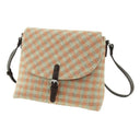 B40302 Ladies Harris Tweed Torridon Shoulder Bag Coral Gaelsong