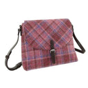 B40302 Ladies Harris Tweed Torridon Shoulder Bag Pink Gaelsong