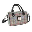 Mini Harris Tweed Plaid Bowling Bag