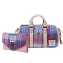 Islander Harris Tweed Duffel Bag & Purse Gift Set Pink Gaelsong