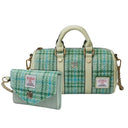 Islander Harris Tweed Duffel Bag & Purse Gift Set Mint Gaelsong