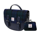 Authentic Harris Tweed Purse with Matching Mini Wallet Blackwatch set 1 Gaelsong