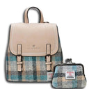 Women's Scottish Tweed Backpack & Purse Gift Set 3 Islander Gaelsong