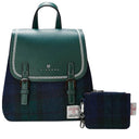 Women's Scottish Tweed Backpack & Purse Gift Set 2 Blackwatch Gaelsong