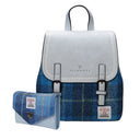 Women's Scottish Tweed Backpack & Purse Gift Set 1 Blue Gaelsong