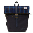 Canvas & Harris Tweed Scottish Backpack Navy Gaelsong