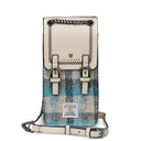 Harris Tweed Phone Pouch with Scottish Tartan Islander Gaelsong