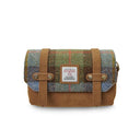 Genuine Leather & Harris Tweed Skye Bag Chesnut Blue Gaelsong