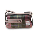 Handcrafted Harris Tweed Harley Crossbody Bag Pink Green Gaelsong