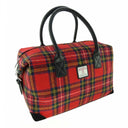 Handcrafted Harris Tweed Overnight Bag Royal Stewart Gaelsong