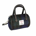Ladies Harris Tweed Mini Bowling Bag Blackwatch Gaelsong