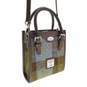 Ladies Small Harris Tweed Tote Bag Macleod Tartan Gaelsong
