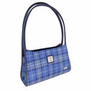 Handcrafted Harris Tweed Mini Handbag Light Blue Gaelsong