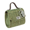 Hancrafted Harris Tweed Wee Mini Bag Green Gaelsong