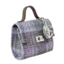 Hancrafted Harris Tweed Wee Mini Bag Soft Purple Gaelsong