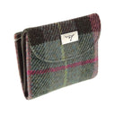 Handcrafted Harris Tweed Small Jura Purse Muted Green Gaelsong