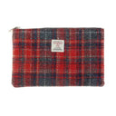Harris Tweed Zip Pouch Bag in Tartan