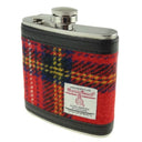 Harris Tweed Scottish Tartan Hip Flask Royal Stewart Tartan Gaelsong