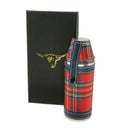 Scottish Tartan Hunting Flask with Cups Red Gaelsong
