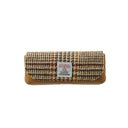 Genuine Leather & Harris Tweed Glasses Case
