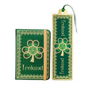 C14941 Shamrock Spiral Irish Notebook Journal With Bookmark Gaelsong
