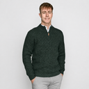 Classic Irish Fisherman Zip Sweater