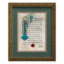 D10015 Scottish Blessing Print, Gilded Frame Gaelsong
