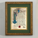 D10015 Scottish Blessing Print, Gilded Frame Gaelsong