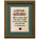 D10961 Retirement Blessing Gaelic Wall Art Gilded Frame Gaelsong