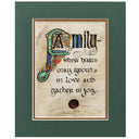 D10965 Traditional Family Blessing Celtic Inspired Art Unframed Gaelsong