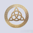 D22205 Trinity Knot Celtic Metal Wall Art Antique Brass Gaelsong