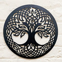 D22219 BLACK MATT Finish Tree of Life Wall Hanging Lifestyle Gaelsong