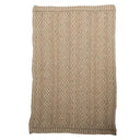 D50659 Light Brown Plaited Merino Wool Irish Blanket Studio Gaelsong