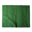 Dara Merino Aran Throw Green Studio Gaelsong
