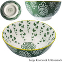 D60009KNOTSHAMROCK-LARGE Celtic Bowls Gaelsong