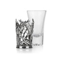 WD63021 Stag Glass & Pewter Shot Glasses Gaelsong