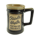 D63075 Black Slainte Mhath Stoneware Beer Mug Gaelsong