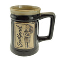 D63077 Black Scotland Piper Stoneware Beer Mug Gaelsong