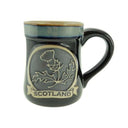 D63083 Black Thistle of Scotland Pottery Coffee Mug Gaelsong