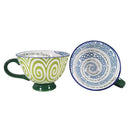 D63115 Irish DIrish Designed Latte Cup May the Road Gaelsong