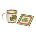 D63174 Book of Kells Designed Shamrock Mug Collection Set of 2 Gaelsong