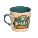 Retro Design Irish Ceramic Coffee Mug Cream Gaelsong