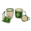 Authentic Irish Blessing Kitchen Gift Set 2 Mugs and Bag Holders Gaelsong