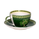 Shamrock Themed China Tea Cup Collection Mug Gaelsong