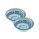 WD65037 Celtic Spiral Blessing Ceramic Bowl Set of 2 Gaelsong