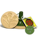 D68627S The Scottish Thistle Cookie Stamp Attendant Set Gaelsong