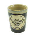 D68713COWBLK Stoneware Scottish Emblems Solo Shot Cup Gaelsong