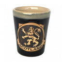 D68713RAMPANTLIONBLK Stoneware Scottish Emblems Solo Shot Cup Gaelsong
