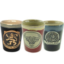 Stoneware Scottish Emblems Solo Shot Cup Gaelsong