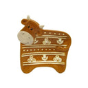 D68715 Handpainted Highland Cow Ceramic Kitchen Set Gaelsong